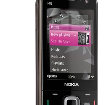 ĐIỆN THOẠI NOKIA N85 KIỂU DÁNG NẮP TRƯỢT SANG TRỌNG