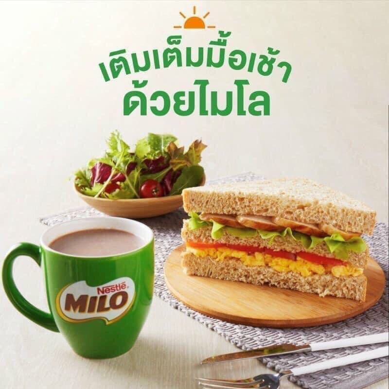 [Tặng thêm 3 gói] Túi 30 gói Milo 3 in 1 hòa tan Thái Lan siêu ngon date mới