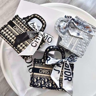 [ SALE 45%] [ RẺ NHẤT ] Túi Dior đeo khăn nơ