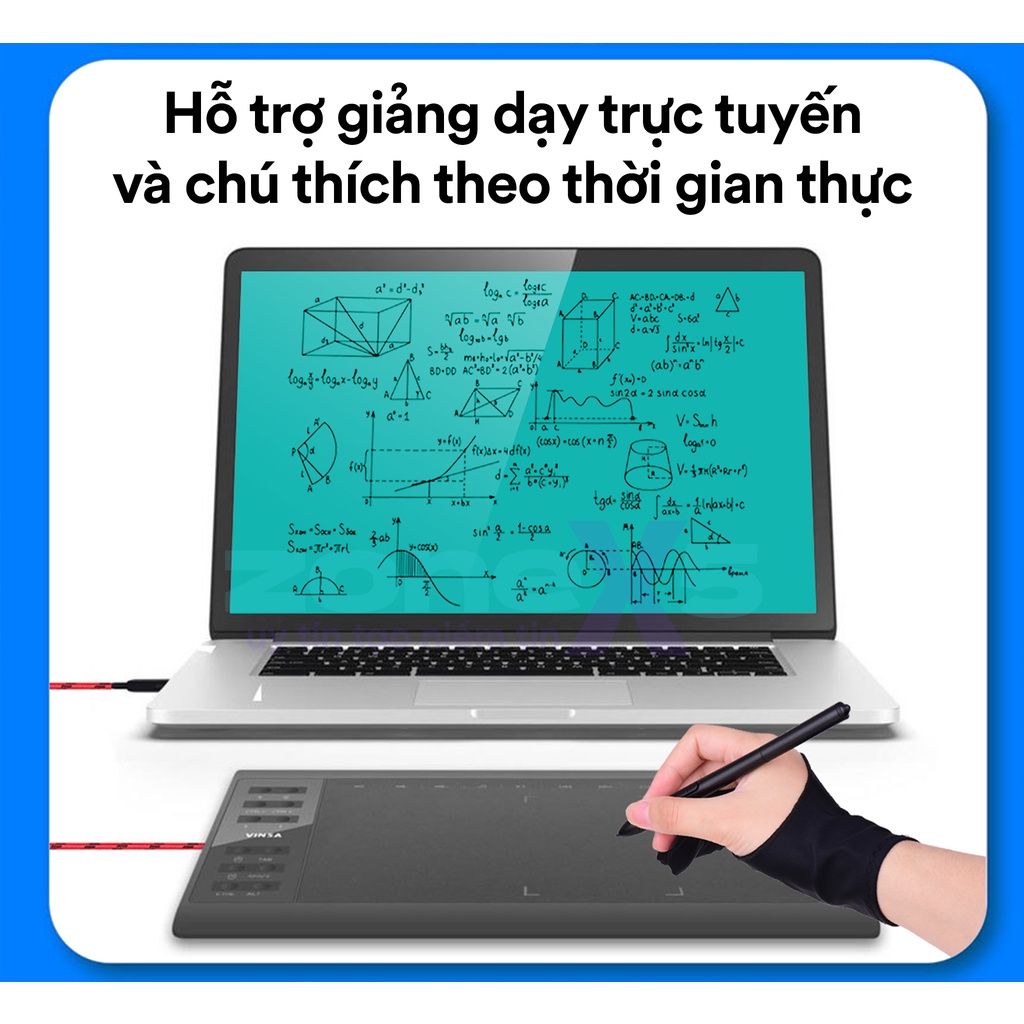 [CHÍNH HÃNG] Bảng vẽ điện tử VINSA 1060Plus - 10*6 inch, 8192 cấp độ lực, độ nhạy cao, độ trễ thấp