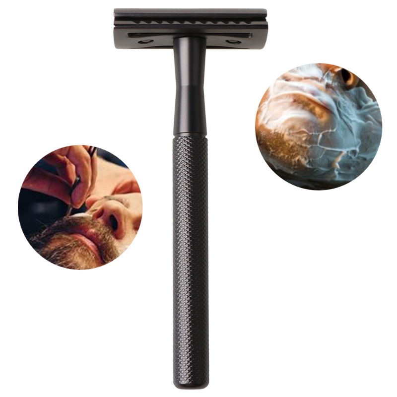 Youyo Dụng Cụ Tẩy Lông Tay Cầm Dài Không Trượt Hai Cạnh Đóng Kín Cổ Điển Truyền Thống Cổ Điển An Toàn Cho Dao