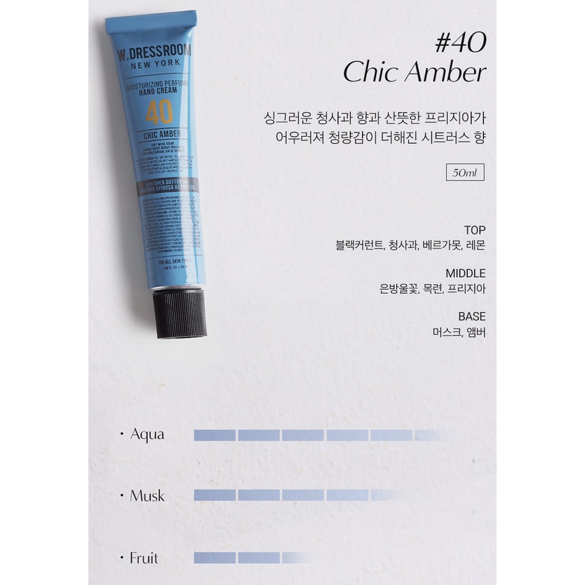 Kem dưỡng tay W.DRESSROOM Moisturizing Perfume 50ml