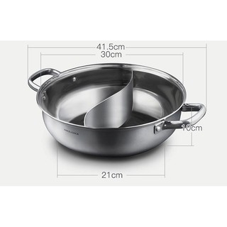 Com bo 3 nồi lẩu 2 ngăn