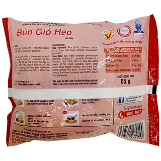 (COMBO 2 GÓI) BÚN GIÒ HEO VIFON 65G