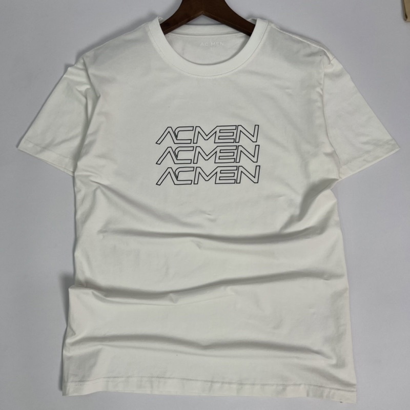 Áo thun nam in hình AC MEN chất liệu cotton cao cấp, áo phông nam cổ tròn