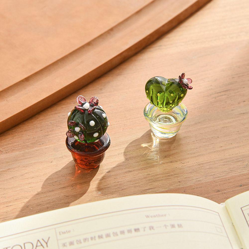 Mô Hình Cây Xương Rồng Bằng Kính Dùng Trang Trí Nhà Cửa