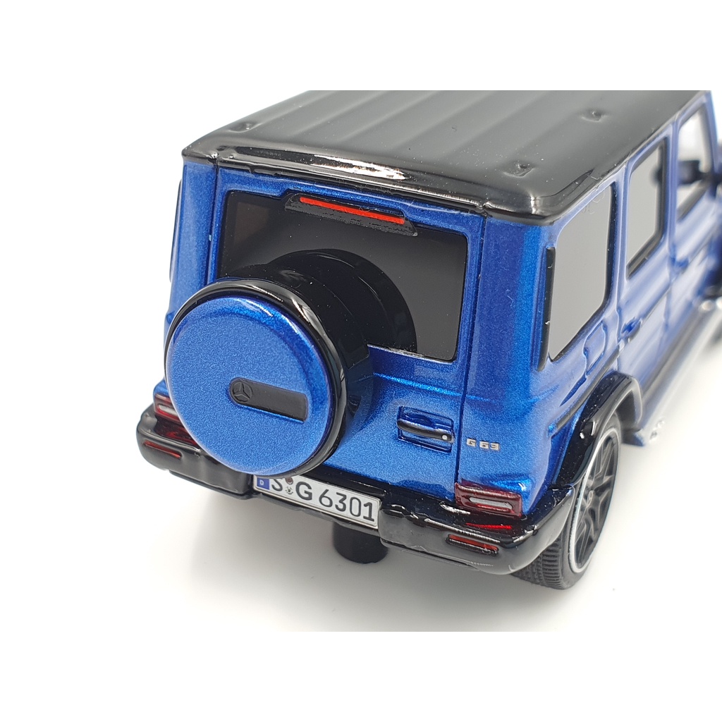 Xe Mô Hình Mercedes-AMG G63 2019 Tỉ lệ 1:64 Hãng sản xuất Motor Helix ( Xanh Dương )