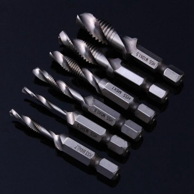 M10 HSS 1/4" Hex Shank Drill & Tap Taper Bits Power Tool Part