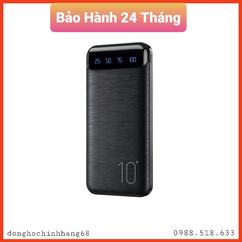 sạc dự phòng 10000 mAh pin sạc dự phòng Wk -161 bảo hành 24 tháng lỗi 1 đổi 1 trong vòng 7 ngày.