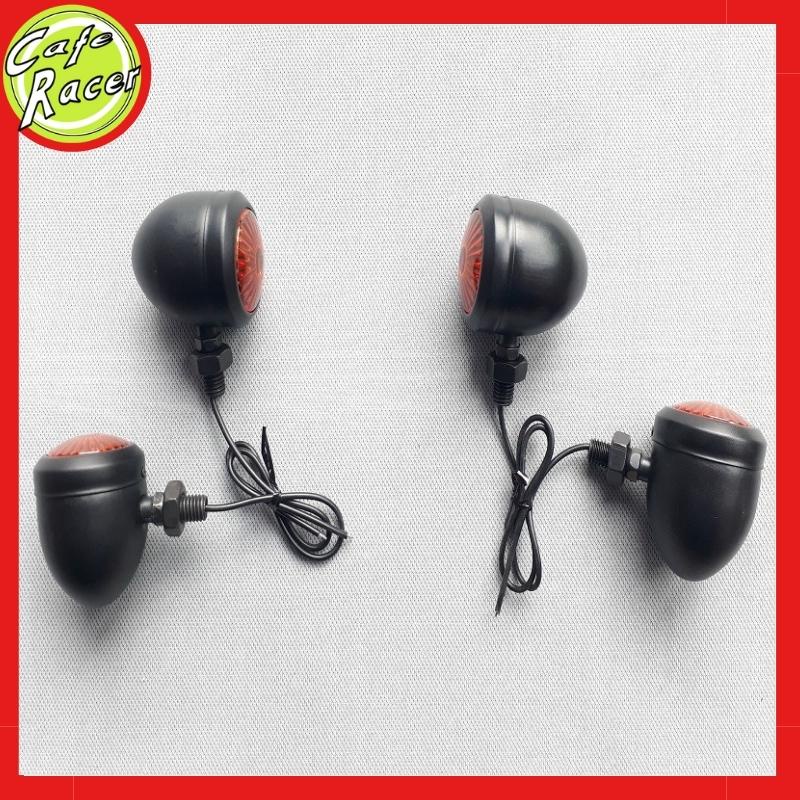 Combo 4 xi nhan classic to vỏ sắt dành độ xe cafe racer, win cub honda67 gn125 wolf