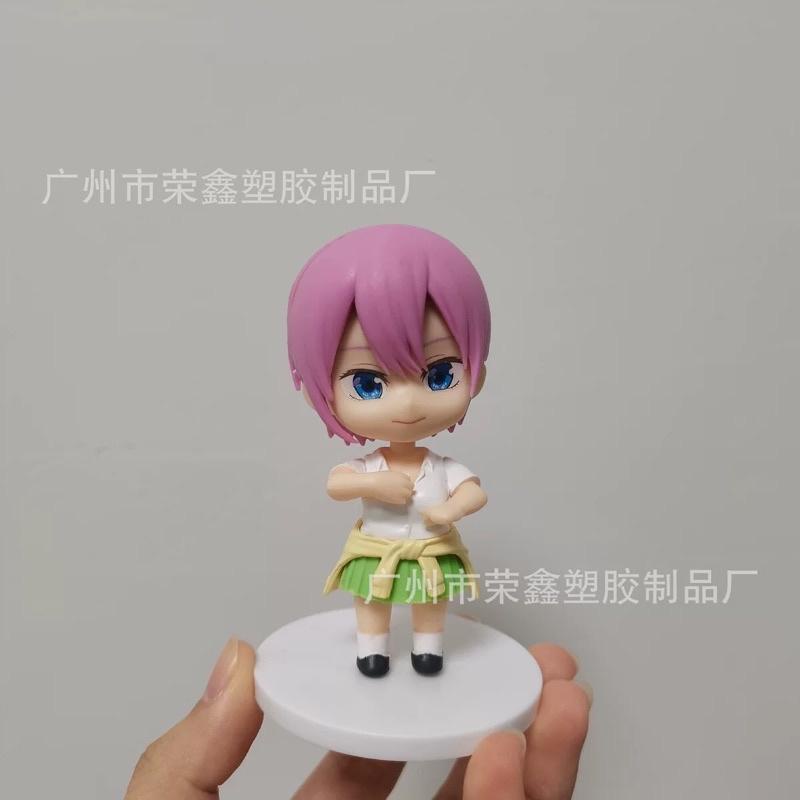 Mô hình chibi Nhà có 5 nàng dâu, mô hình Ichika,Nino,Yotsuba,Isutki,Miku 10 cm