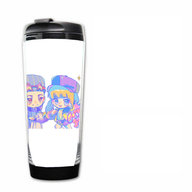 Bình nhựa đựng nước in hình KHỔNG MINH THÍCH ĐI QUẨY chibi anime M5 tiện lợi lưu niệm