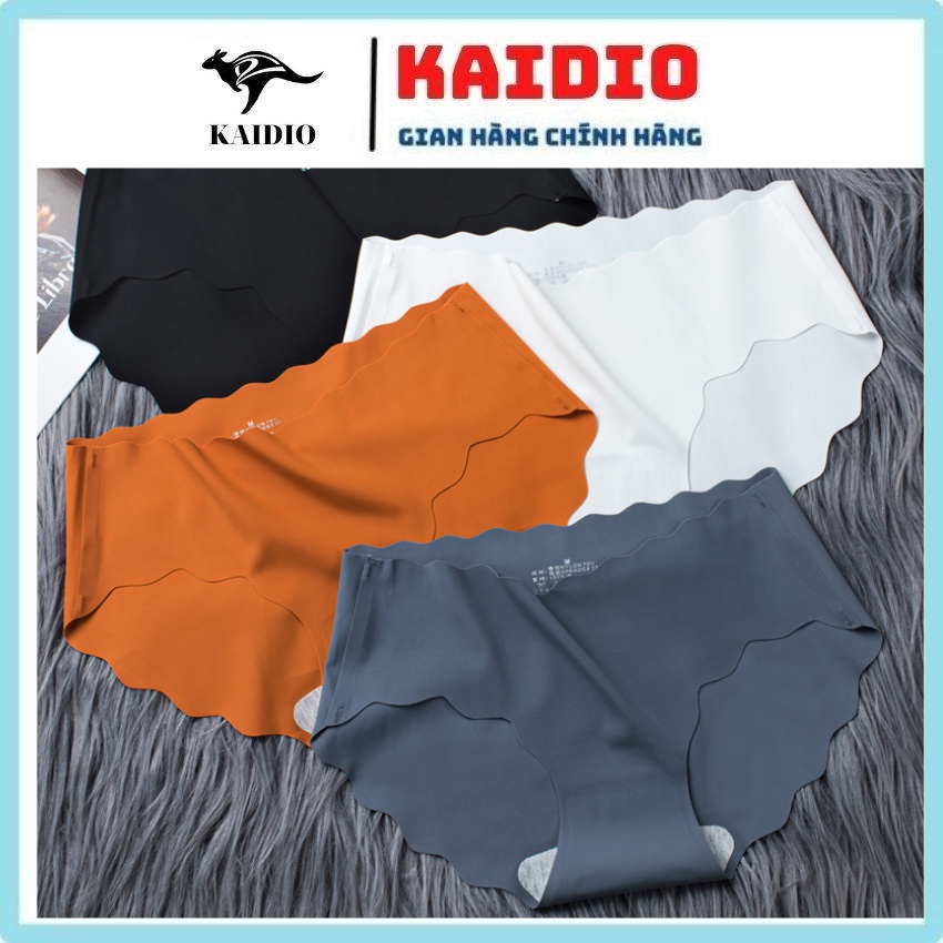 Quần Lót Nữ Thun Lạnh Đúc Su Không Đường May Cao Cấp Mềm Mại Kháng Khuẩn Kaidio Q12