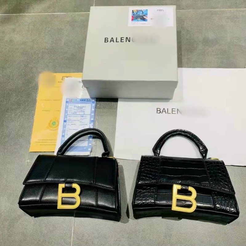 Túi xách nữ, túi chữ B quai xách size 19 cm hàng QCCC fullbox nguyên seal (ảnh thật đầu tiên)
