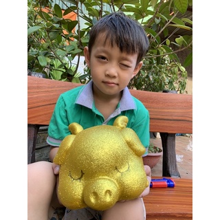 Heo/ lợn đất tiết kiệm cánh thiên thần to đủ màu giá rẻ