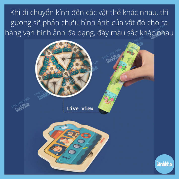 Kính Vạn Hoa Gương Cầu Lồi - Mideer Chính Hãng - Midyia Kaleidoscope Circus