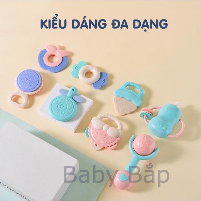 Set xúc xắc gặm nướu Umoo 8 chi tiết