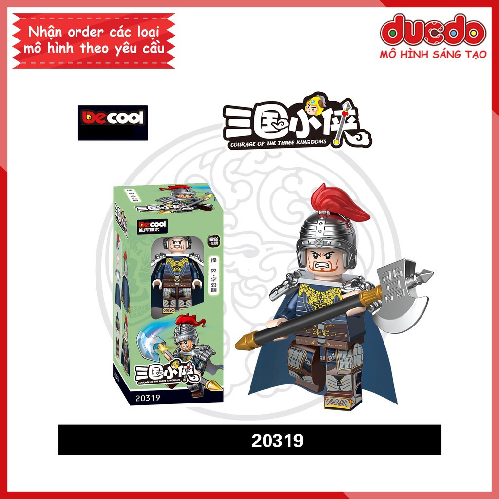 ☢✁♞[Có sẵn] Decool 2030D Minifigures các nhân vật tướng TAM QUỐC tuyệt đẹp - Đồ chơi Lắp ghép Xếp hình Mô Mini