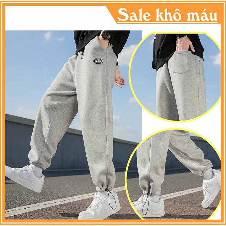 [ FREESHIP ] Quần ỐNG RỘNG TRƠN Nam Nữ Unisex CÓ THỂ XUÔNG HOẶC THỤNG DREAM