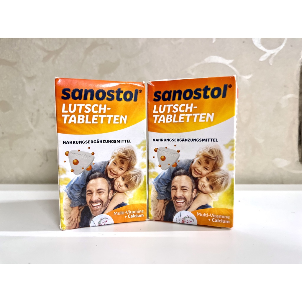 Viên Ngậm Sanostol Bổ Sung Canxi & Multi-Vitamin Tổng Hợp + Canxi cho bé