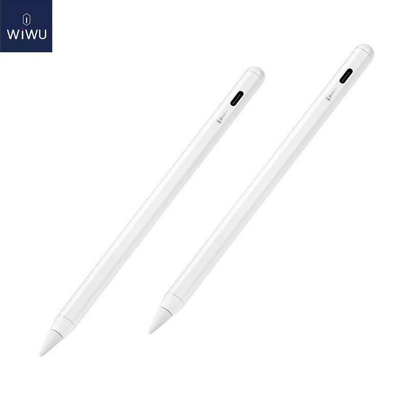 Bút cảm ứng WIWU Pencil Pro cho iPad viết vẽ nghiêng và chống tỳ như Apple Pencil - Hàng chính hãng