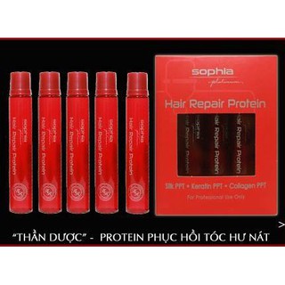COMBO - 3 lọ Protein siêu phục hồi tóc 13ml ( thần dược) "