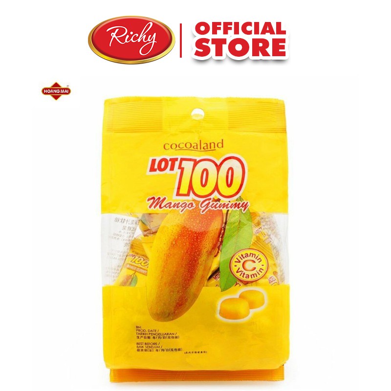Kẹo Dẻo LOT100 Cocoaland Hương Xoài Gói 150G