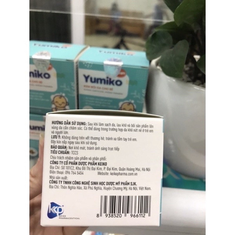 Kem Bôi Da Cho Bé Yumiko 20g , Kem Đa Năng Yumiko Giúp Ngăn Ngừa Và Giảm Các Vấn Đề Về Da Cho Bé