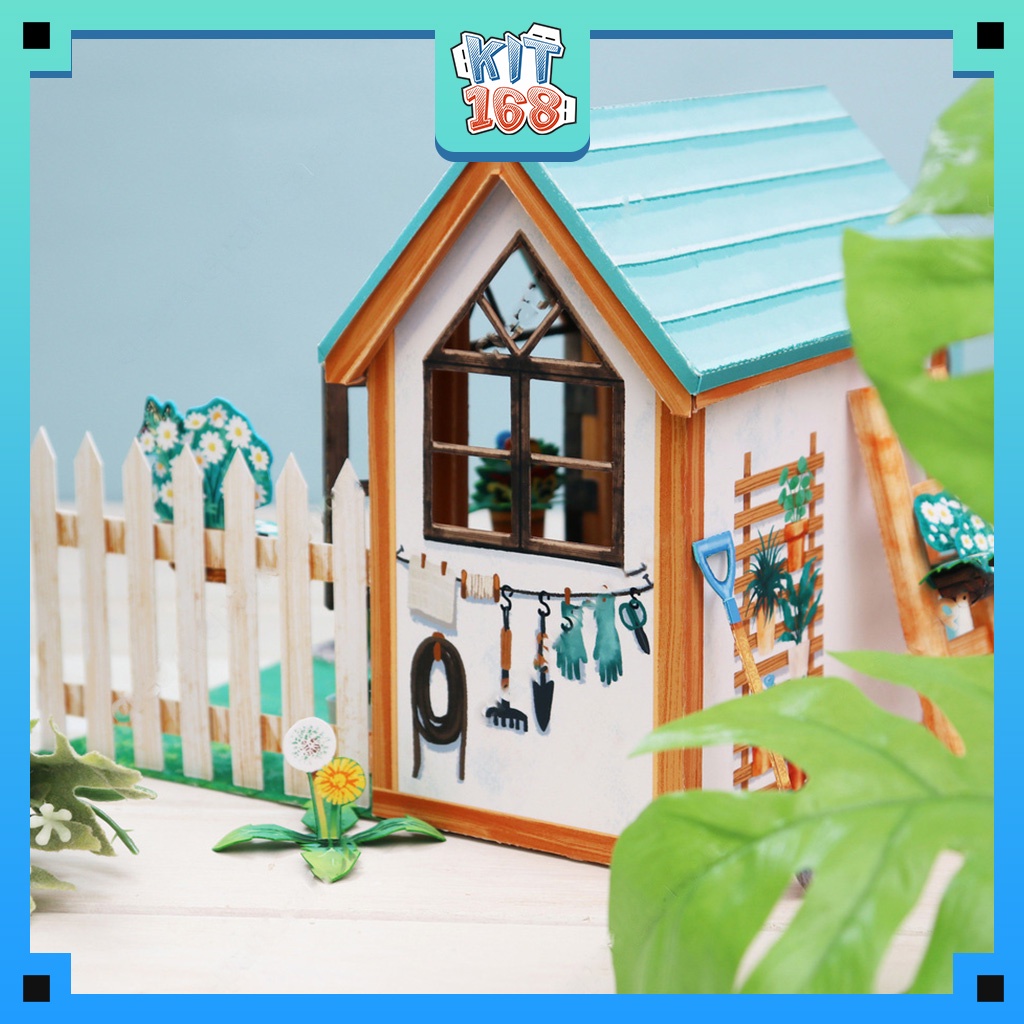 Mô hình giấy kiến trúc Nhà sân vườn