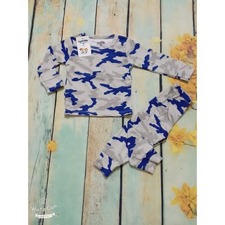 Bộ thu đông cotton borip bé trai rằn ri cá tính - TE01