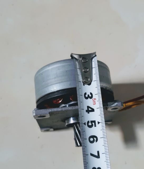 Motor bldc trục 8mm liền mâm 24v