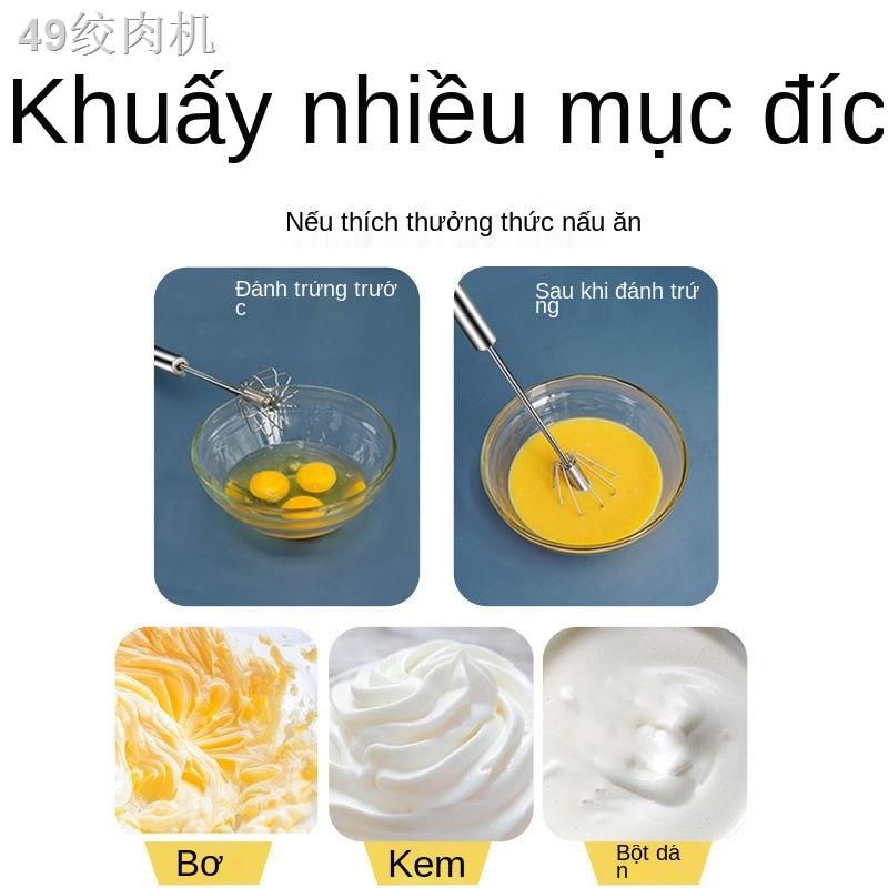 IMáy đánh trứng Hướng dẫn sử dụng Gia trộn bằng thép không gỉ cụ làm bánh Công lòng trắng Kem thực phẩm bổ sung