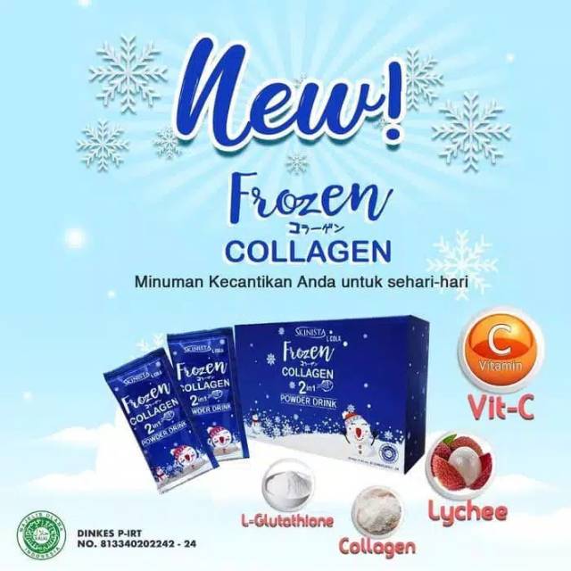 (Hàng Mới Về) Bột Collagen 2 Trong 1 Skinista Frozen 1x15gr