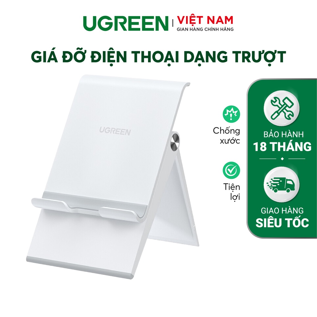 Giá đỡ điện thoại UGREEN LP247 Thiết kế dạng trượt | Có thể điều chỉnh độ cao 80903 80704