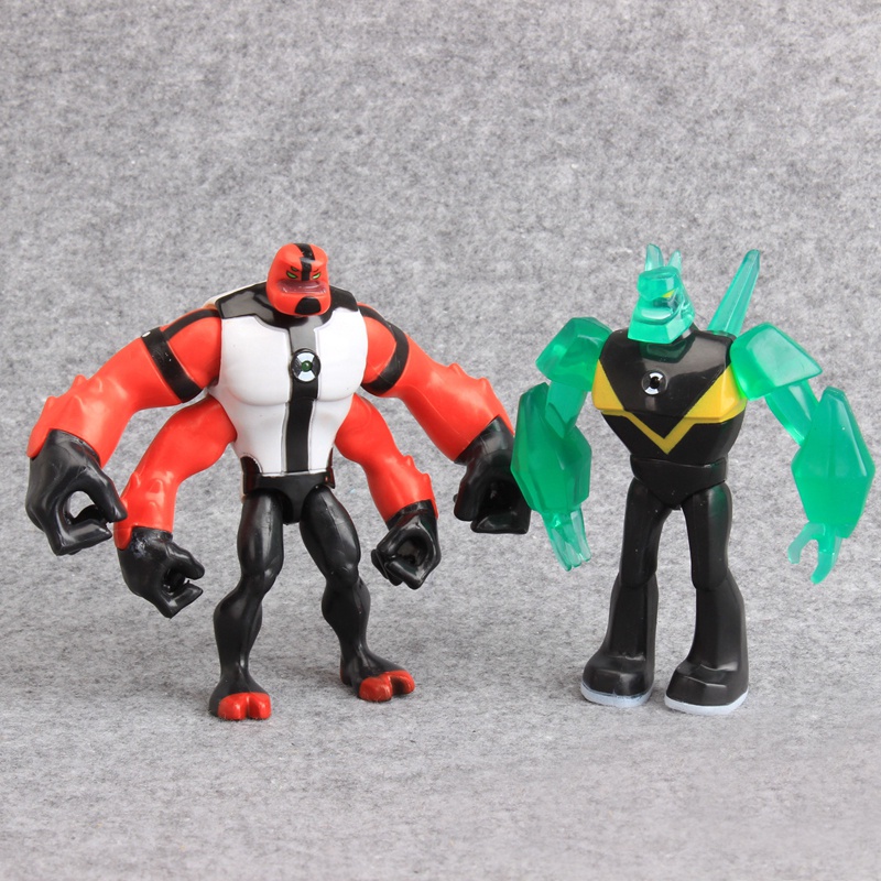 Set 9 mô hình đồ chơi nhân vật trong phim hoạt hình Ben 10 độc đáo