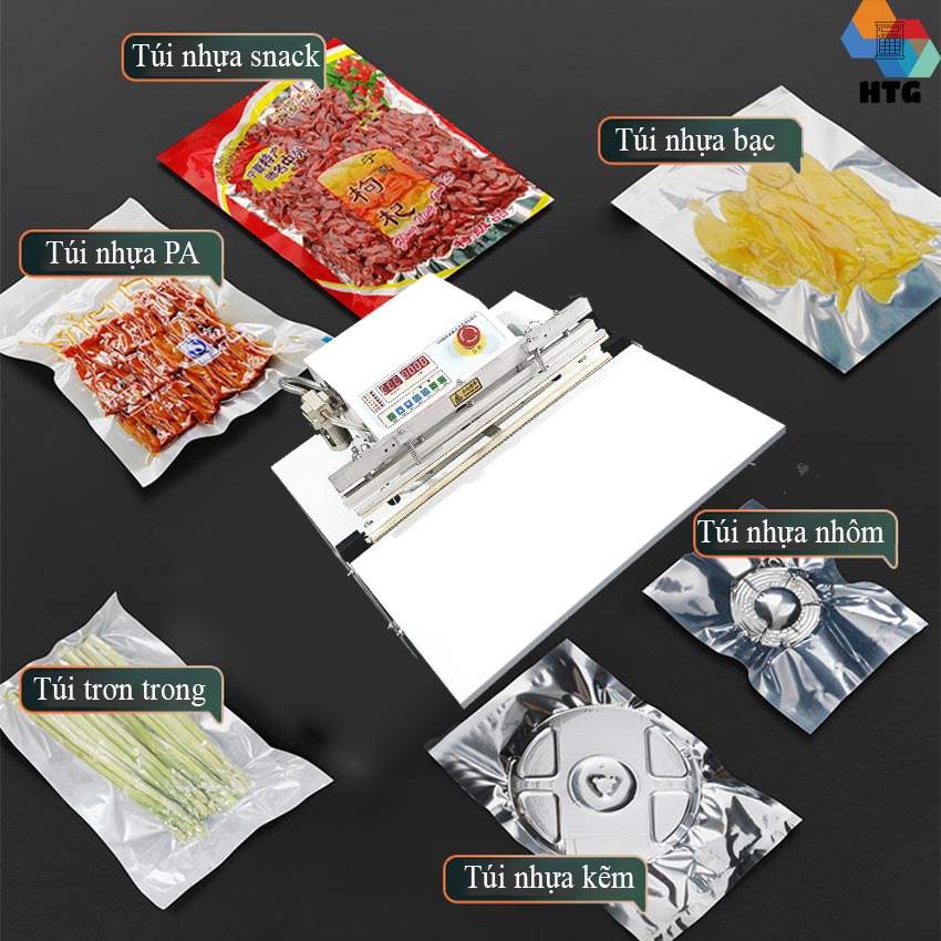 Máy Hút Chân Không Công Nghiệp P-500, Hút Tự Động, Đóng Gói Liên Tục, Tự Động Đóng Nắp, Hút Chân Không, Hàn Miệng Túi