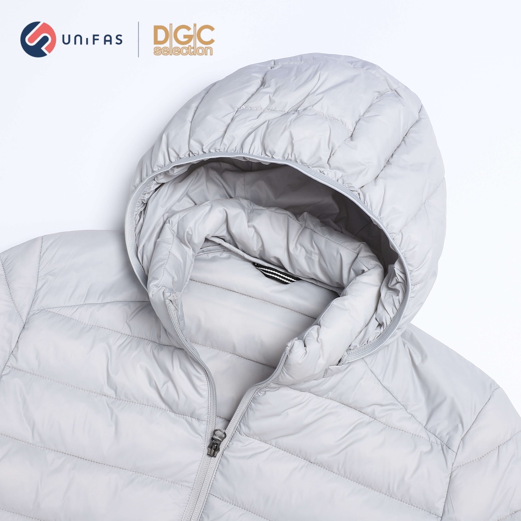 Áo phao Béo nam 3 lớp có mũ siêu nhẹ dáng ôm, chống thấm nước, chống bám bụi DGCs - WAJKBA04M