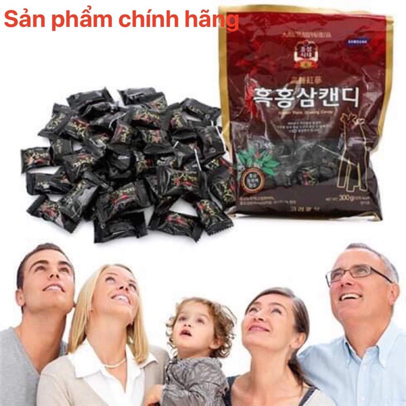 Kẹo Hắc hồng sâm ngậm, gói 300gr