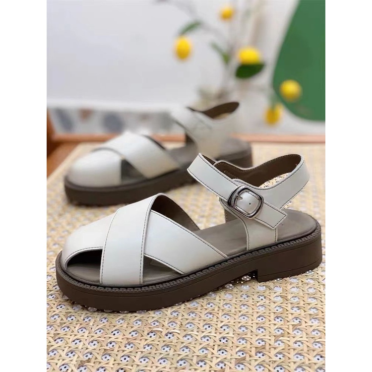 Xăng đan Đế Dày Mềm Mại Thoải Mái Thời Trang Mùa Hè Cho Nữ