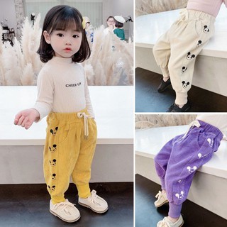 Quần nhung jogger cho bé trai bé gái