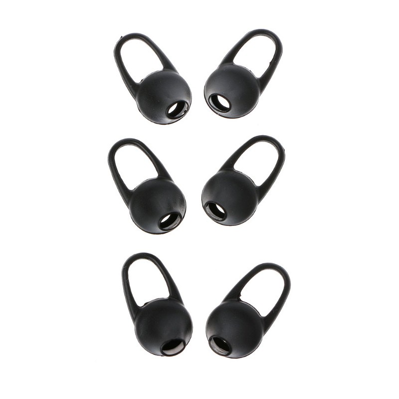 DOU 6Pcs Silicone In-Ear Bluetooth Earphone Earbud Tips Headset Earplug Cushion Cover