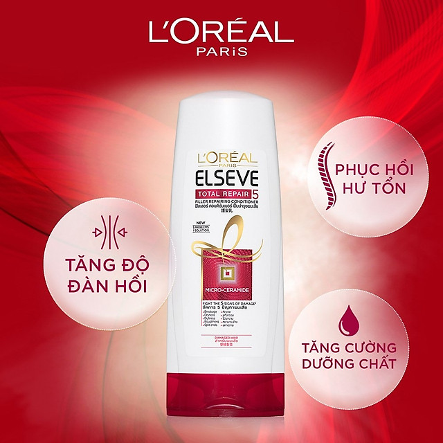 Dầu Xả Phục Hồi Tóc L'oreal Elseve Total Repair 5 Conditioner 325ml - G2728601