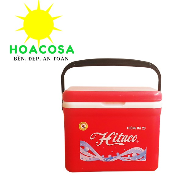 Thùng Đá Mini 20 Lít (20L) Hitaco- Có Tay Cầm Tiện Lợi+ Kiểu Dáng Đẹp- Đồ Gia Dụng Hoacosa.