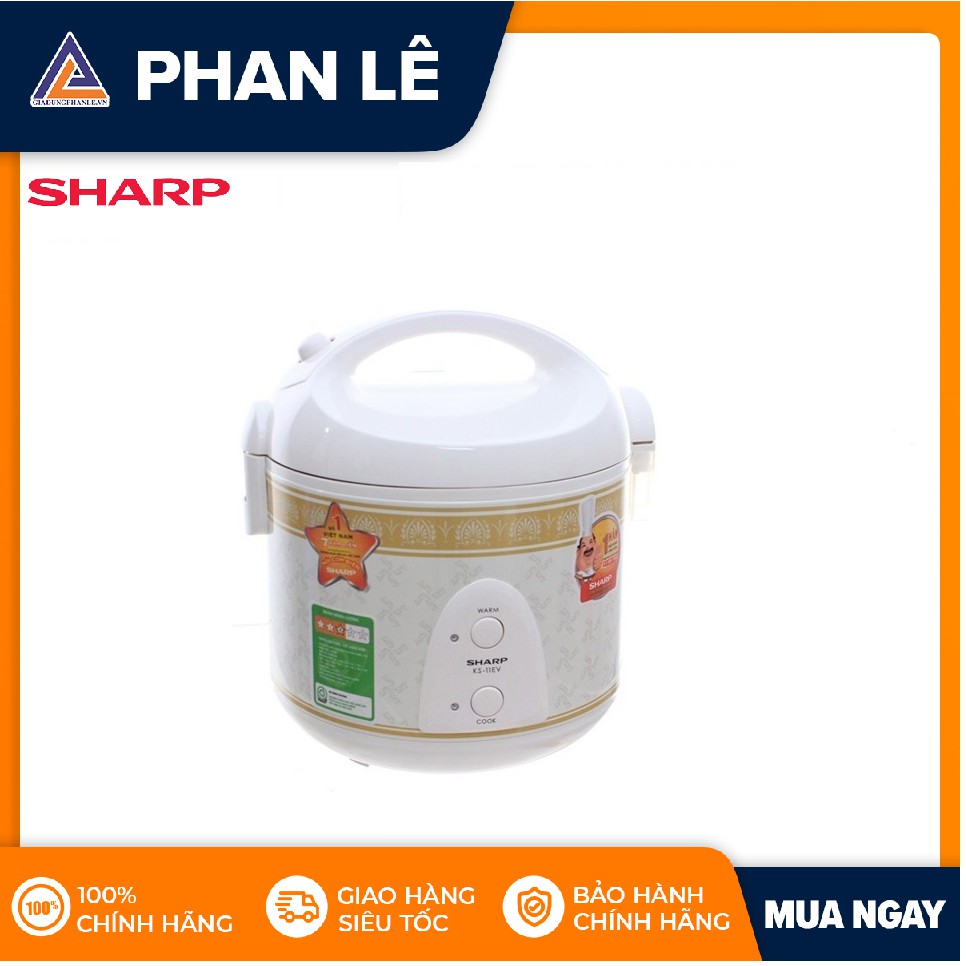 Nồi cơm điện nắp gài Sharp KS-11EV