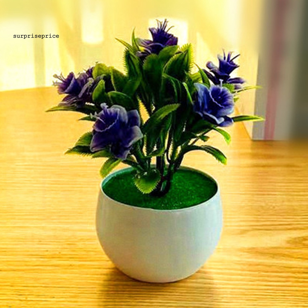 Chậu cây giả bằng nhựa trang trí nhà cửa