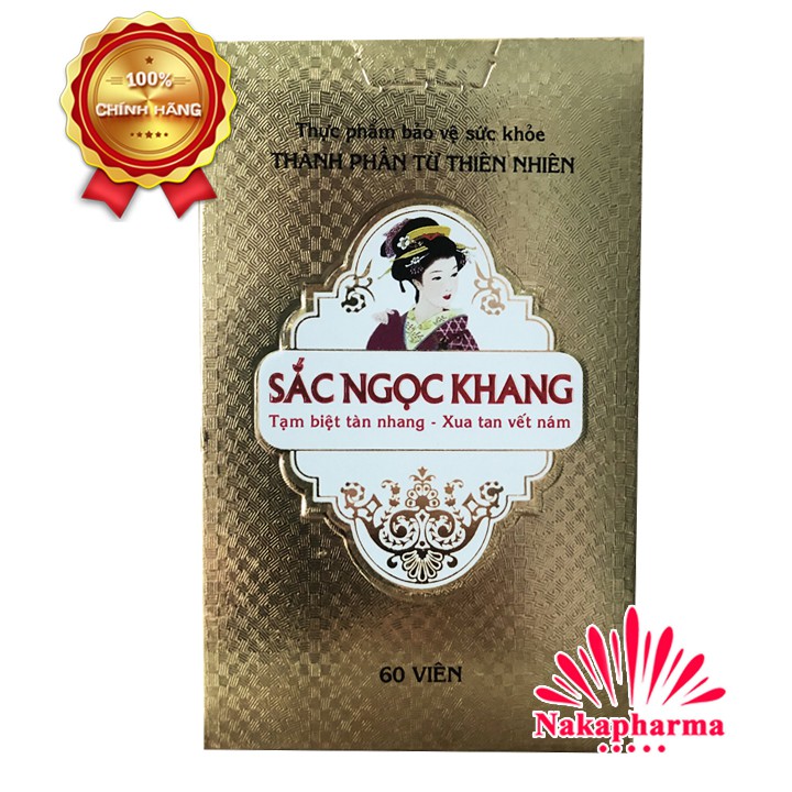 Sắc Ngọc Khang – Giảm nám da, sạm da, tàn nhang, giúp làm sáng da, chậm lão hóa, da săn chắc, cân bằng nội tiết tố nữ