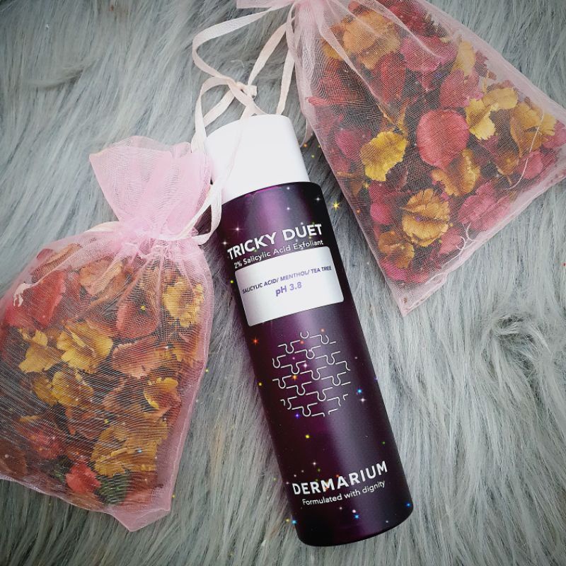 Toner tẩy da chết hoá học Dermarium Tricky Duet chứa 2% BHA
