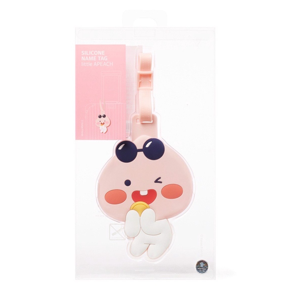 Thẻ tên Little Kakao Friends Apeach Du Lịch