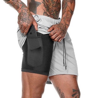 Quần Thể Thao Nam Tập Gym 2 Lớp Giá Rẻ  CUO09