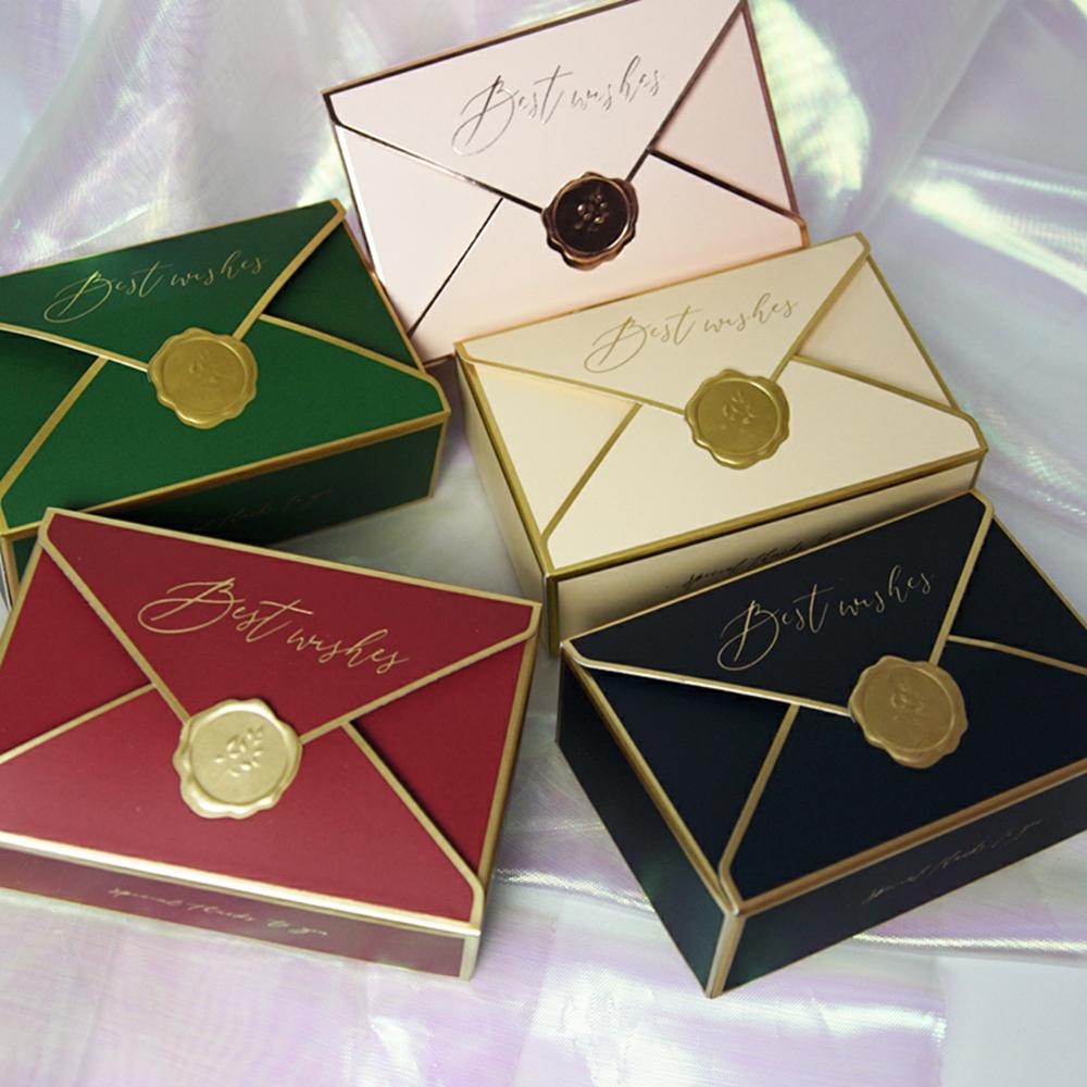 Set 10 Túi Đựng Kẹo Hình Bao Thư Xinh Xắn